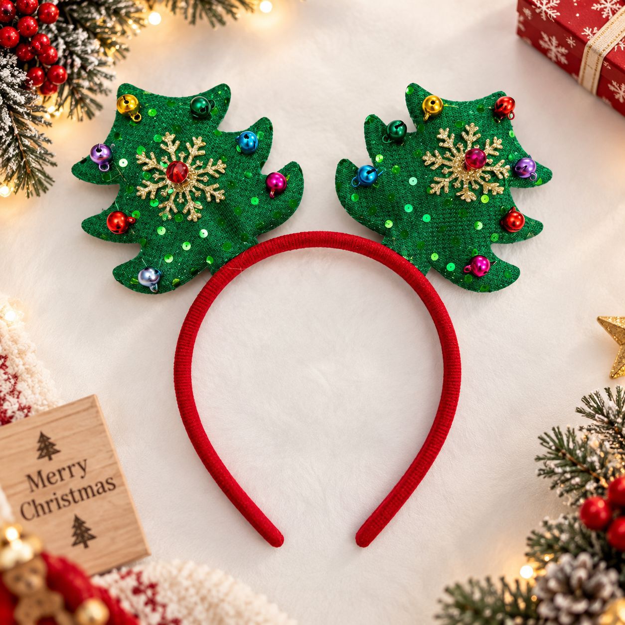 Christmas Headband Santa Hat P - Reindeer Antlers Headband review and price