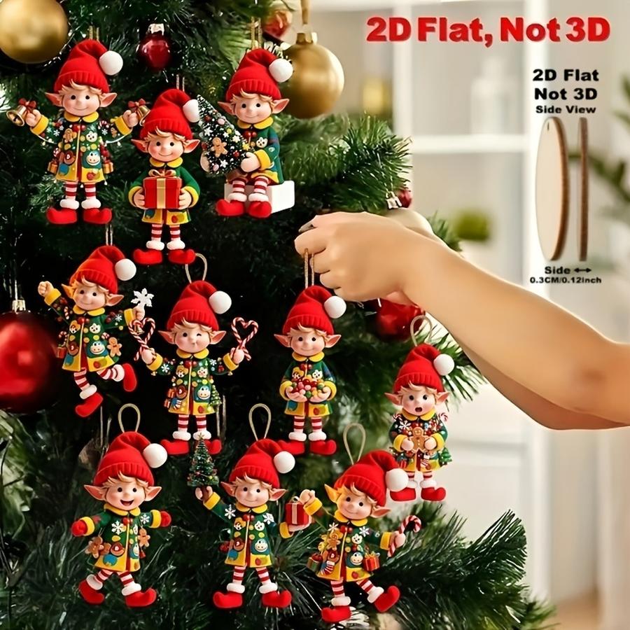 1/5/10/20/50/100pcs 2D Flat, 1 - Christmas Tree Artificial review and price