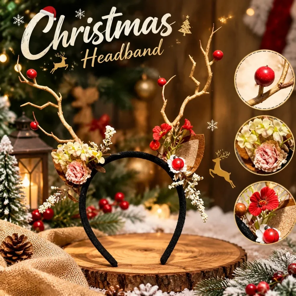 Reindeer Antler Christmas Head - Reindeer Antlers Headband review and price