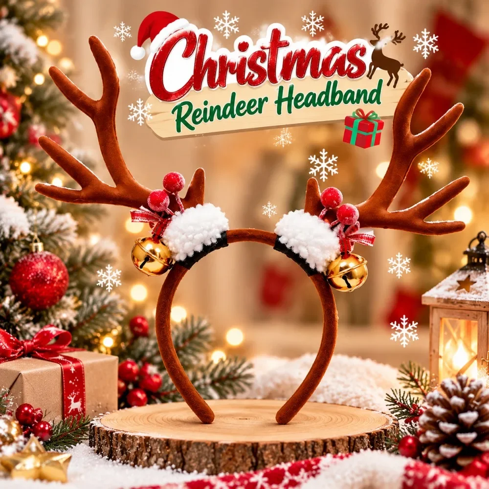 Reindeer Antler Christmas Head - Reindeer Antlers Headband review and price