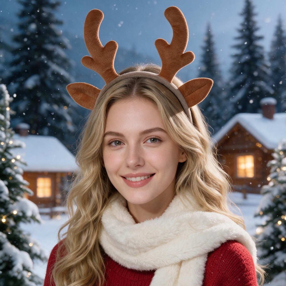 1/2/3PCS Christmas Plush Reind - Reindeer Antlers Headband review and price