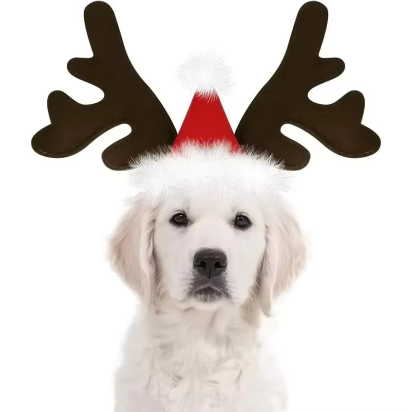 5PCSPet Christmas Reindeer Ant - Reindeer Antlers Headband review and price