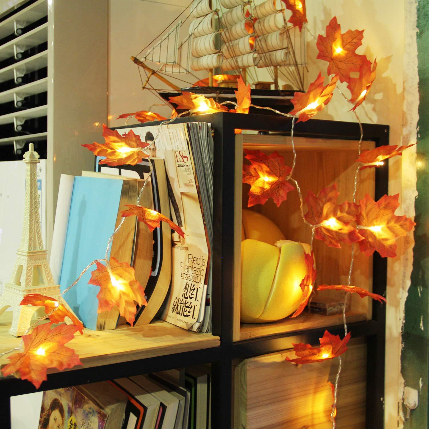 2/3/6M Artificial Maple Leaf L - Led Fairy String Lights review and price