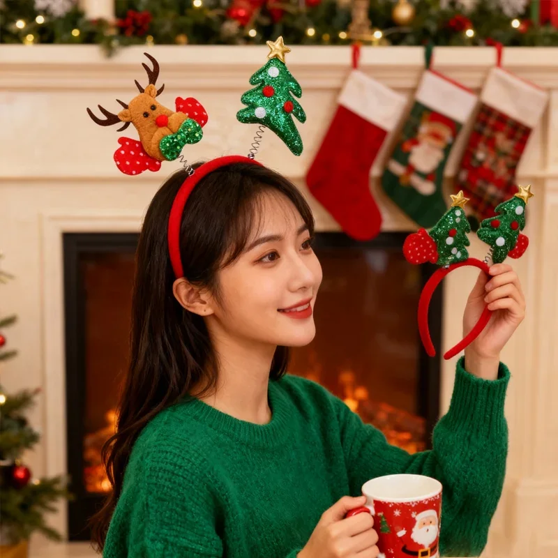 1-5PCS Reindeer Antler Christm - Reindeer Antlers Headband review and price