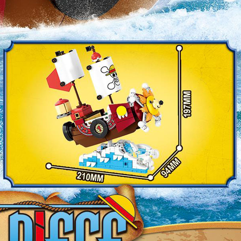4in1 One Piece THOUSAND SUNNY  - Lego Set Technic review and price