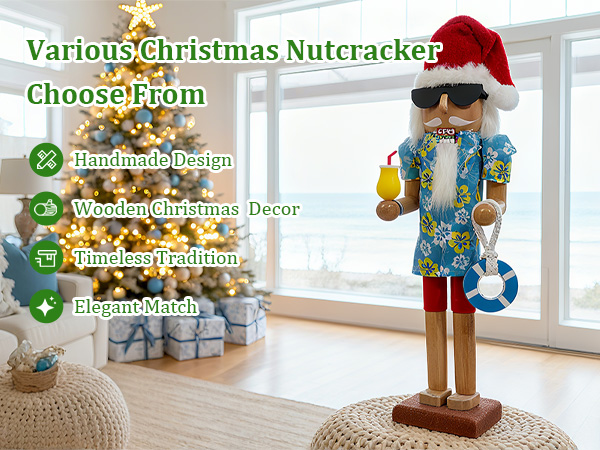14 Inch Wooden Nutcracker Deco - Nutcracker Figurine review and price