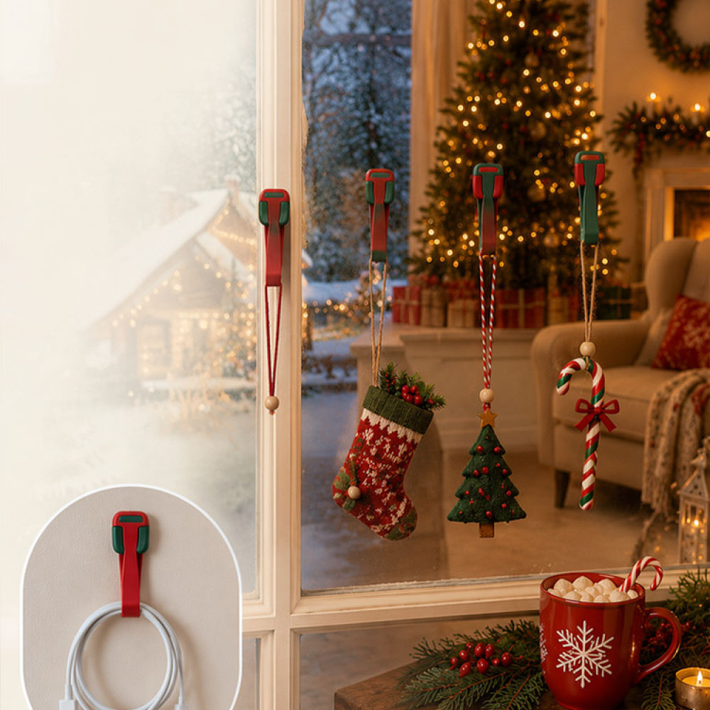 Reusable Silicone Christmas Ha - Christmas Stocking Hanging review and price