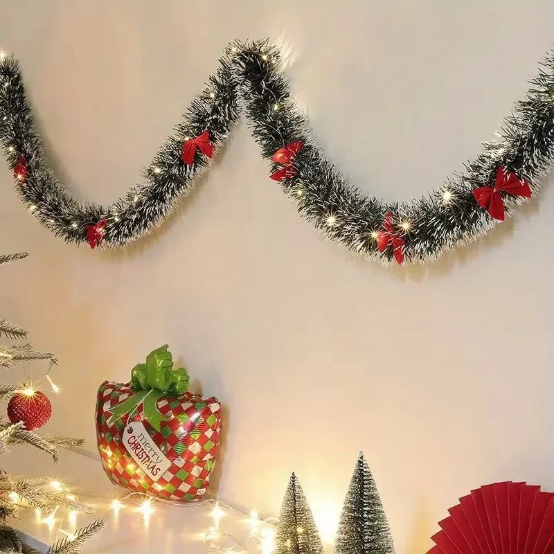 2M LED Light Christmas Tinsel  - Tinsel Garland Decoration review and price